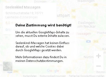 Karte Anfahrt