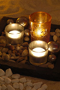Das Licht der Kerzen